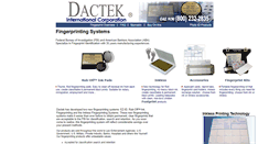 Desktop Screenshot of dactek.com