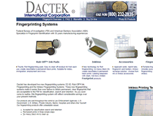 Tablet Screenshot of dactek.com